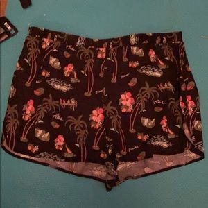 Urban Outfitters Tropical Print Shorts